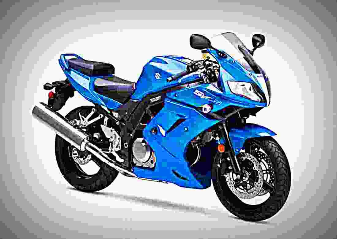 Suzuki SV 650 2000 3 motorbike A4 Photo Print