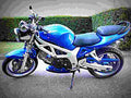 Suzuki SV 650 2002 5 motorbike A4 Photo Print