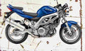 Suzuki SV1000 2003 Aged Vintage A4 Photo Print
