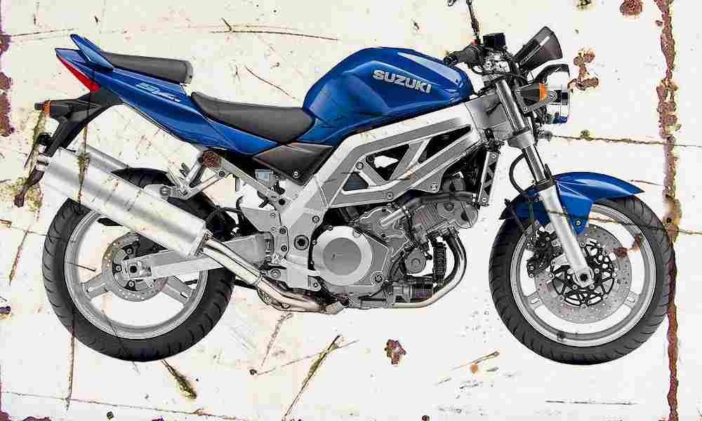 Suzuki SV1000 2003 Aged Vintage A4 Photo Print