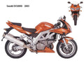 Suzuki SV1000S 2003 motorbike A4 Photo Print