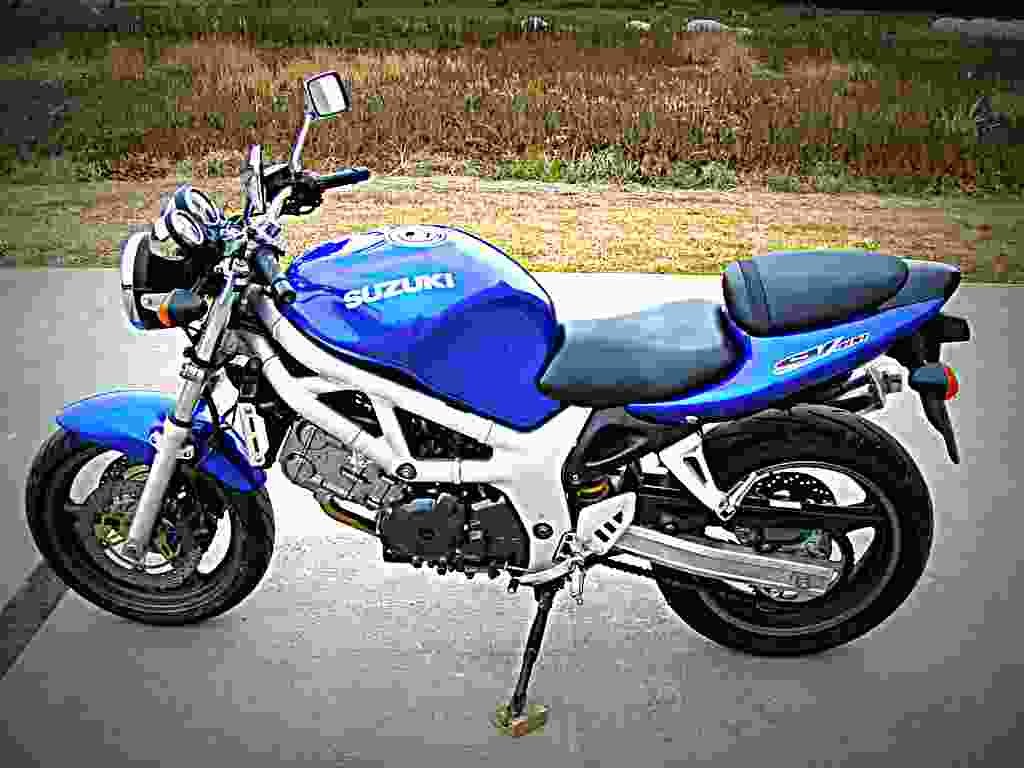 Suzuki SV400 1998 2 motorbike A4 Photo Print