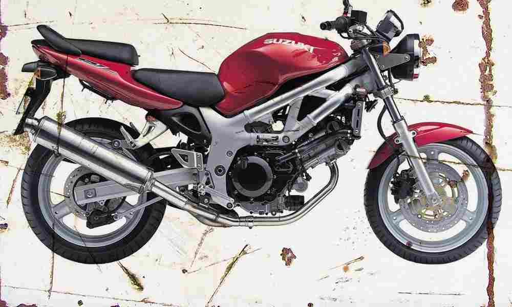 Suzuki SV650 2002 Aged Vintage A4 Photo Print