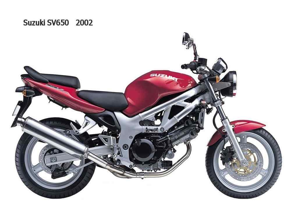 Suzuki SV650 2002 motorbike A4 Photo Print