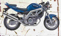 Suzuki SV650 2003 Aged Vintage A4 Photo Print