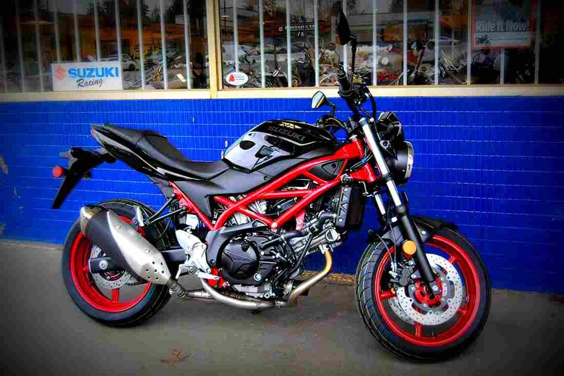 Suzuki SV650 2018 1 motorbike A4 Photo Print