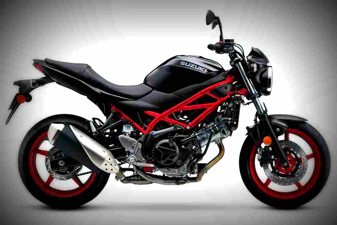 Suzuki SV650 2018 4 motorbike A4 Photo Print
