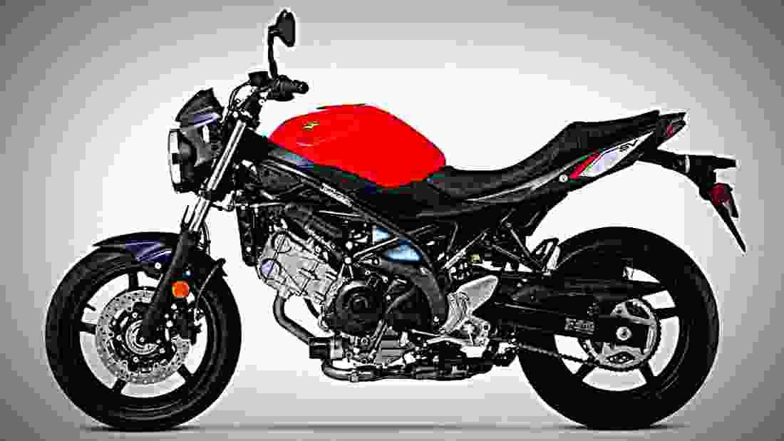 Suzuki SV650 ABS 2017 3 motorbike A4 Photo Print