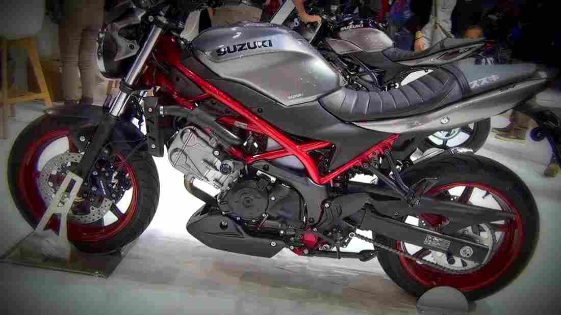 Suzuki SV650 ABS 2019 3 motorbike A4 Photo Print