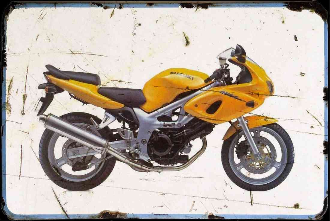 Suzuki SV650S 1999 aged 2021 A4 Photo Print