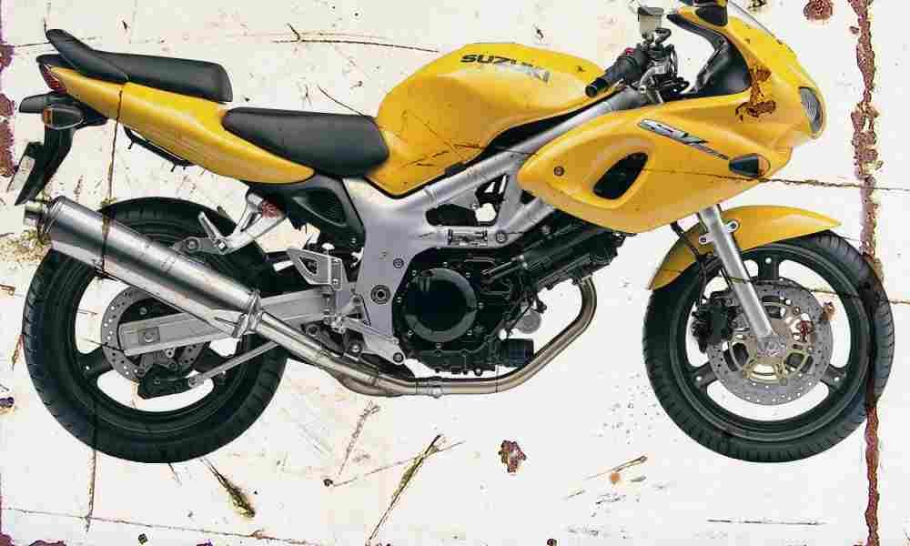 Suzuki SV650S 2001 Aged Vintage A4 Photo Print