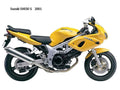 Suzuki SV650S 2001 motorbike A4 Photo Print