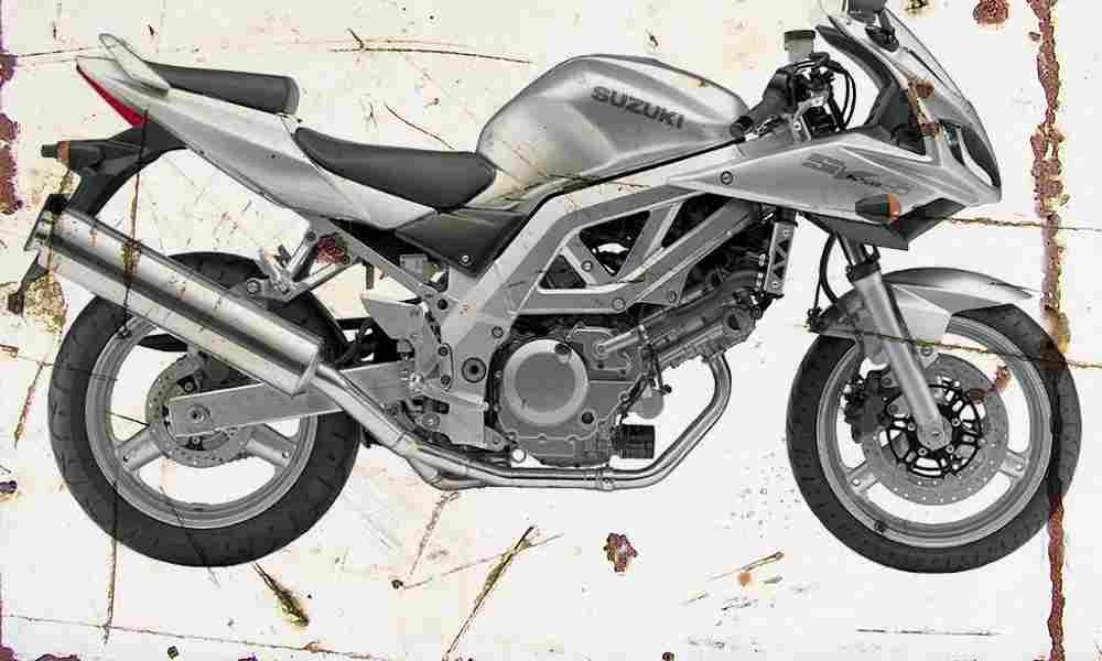 Suzuki SV650S 2003 Aged Vintage A4 Photo Print