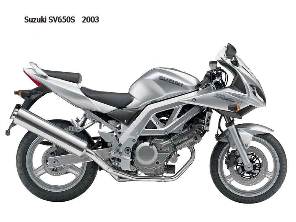 Suzuki SV650S 2003 motorbike A4 Photo Print