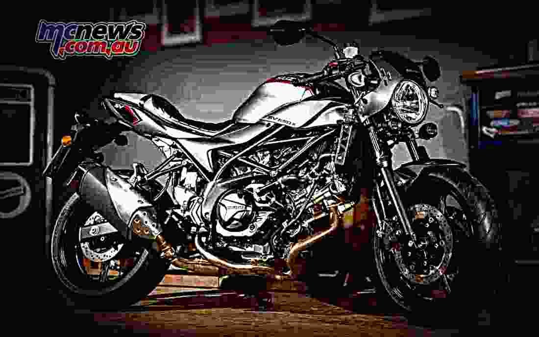 Suzuki SV650X 2018 4 motorbike A4 Photo Print