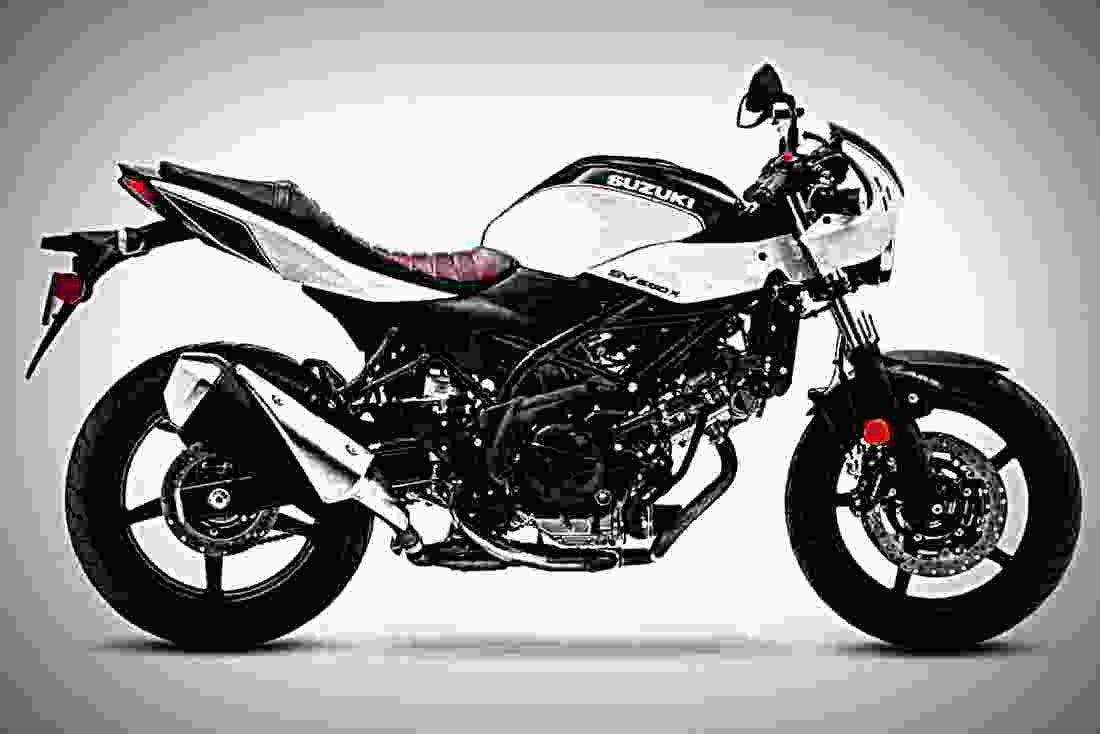 Suzuki SV650X 2019 1 motorbike A4 Photo Print