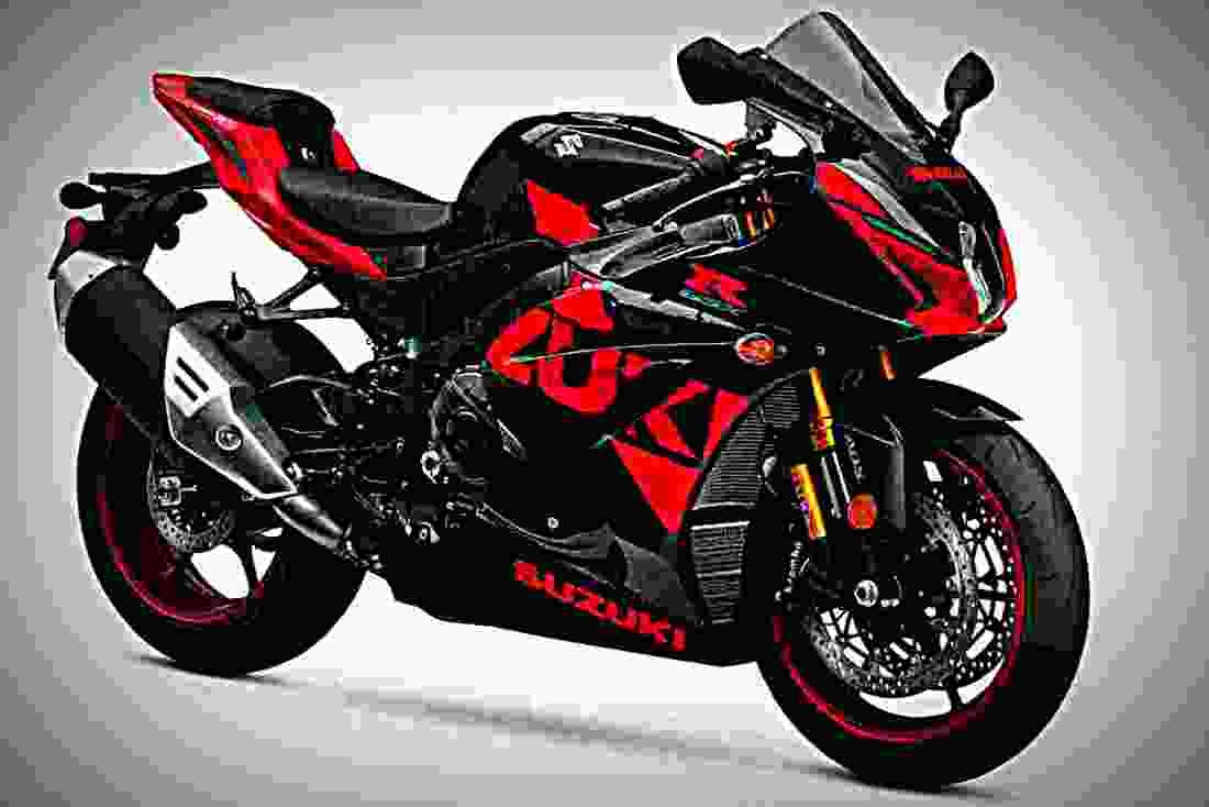 Suzuki SV650X 2019 4 motorbike A4 Photo Print