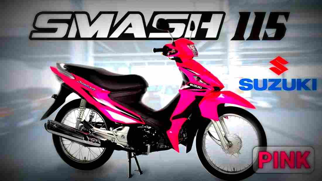 Suzuki Smash 115 2017 3 motorbike A4 Photo Print