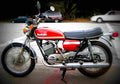 Suzuki T 250 1972 2 motorbike A4 Photo Print