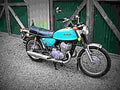 Suzuki T 500 1971 6 motorbike A4 Photo Print