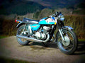 Suzuki T 500 1974 3 motorbike A4 Photo Print