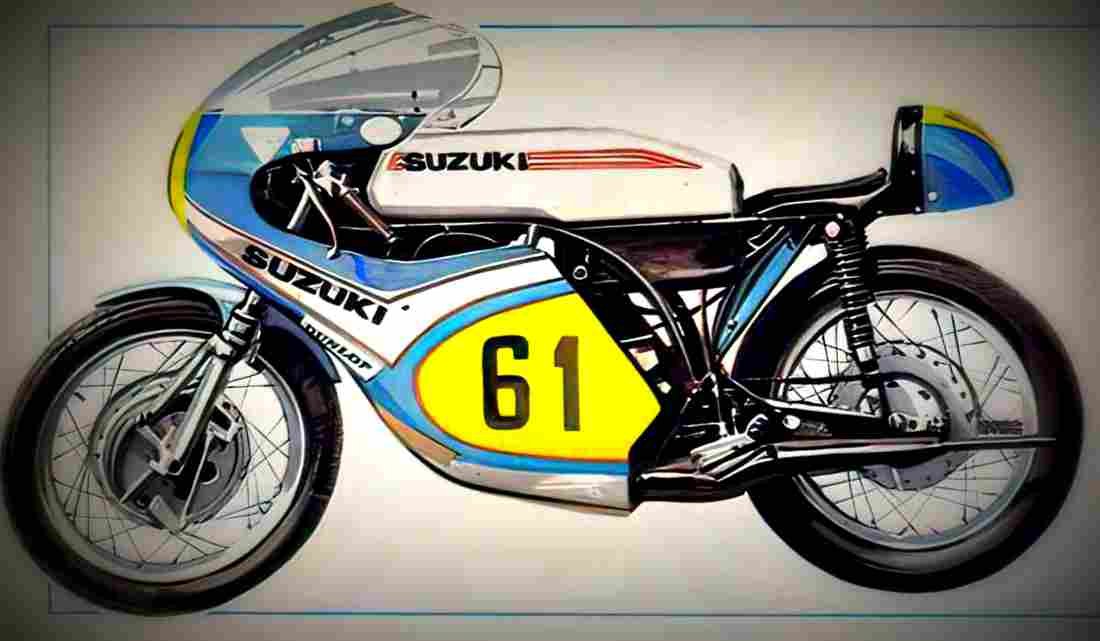 Suzuki T 500 1974 4 motorbike A4 Photo Print