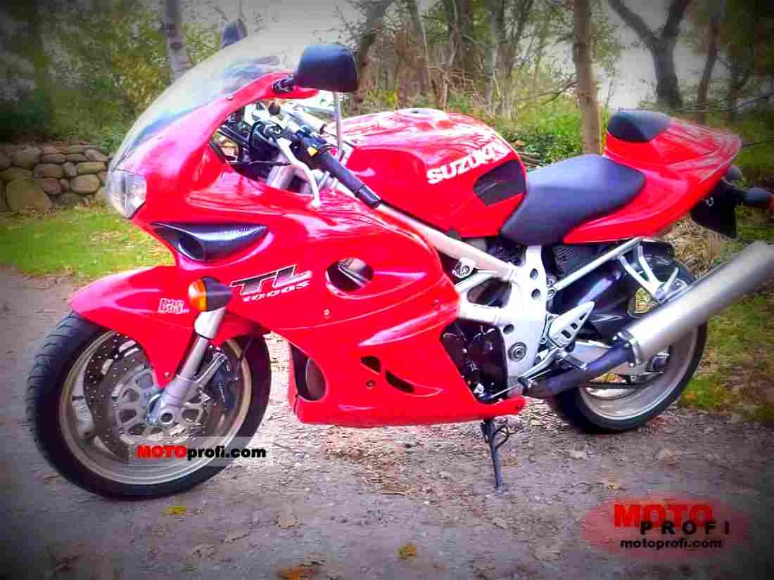 Suzuki TL 1000 S 1998 3 motorbike A4 Photo Print