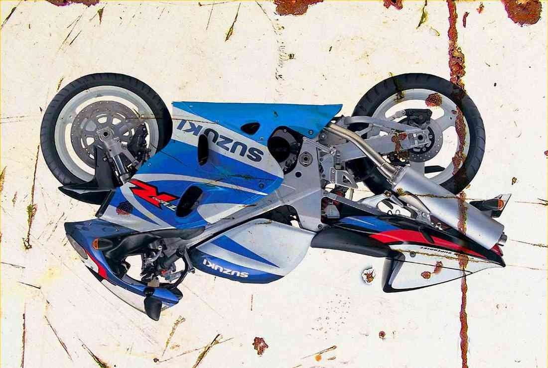 Suzuki TL1000R 1998 aged A4 Photo Print