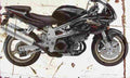 Suzuki TL1000S 1997 Aged Vintage A4 Photo Print