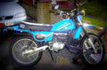Suzuki TR 50 SD 2002 4 motorbike A4 Photo Print