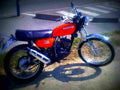 Suzuki TS 125 1976 5 motorbike A4 Photo Print