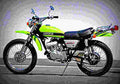 Suzuki TS 250 1977 5 motorbike A4 Photo Print