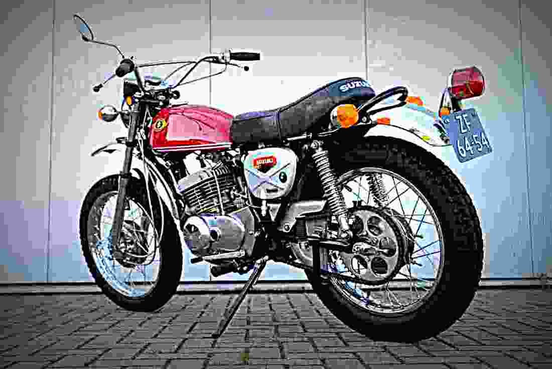 Suzuki TS 250 ER 1981 6 motorbike A4 Photo Print