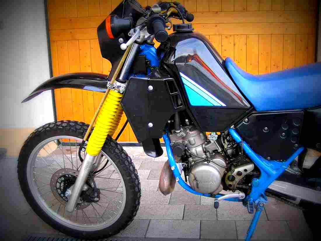 Suzuki TS 250 X 1986 5 motorbike A4 Photo Print