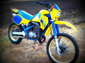 Suzuki TS 250 X 1987 3 motorbike A4 Photo Print