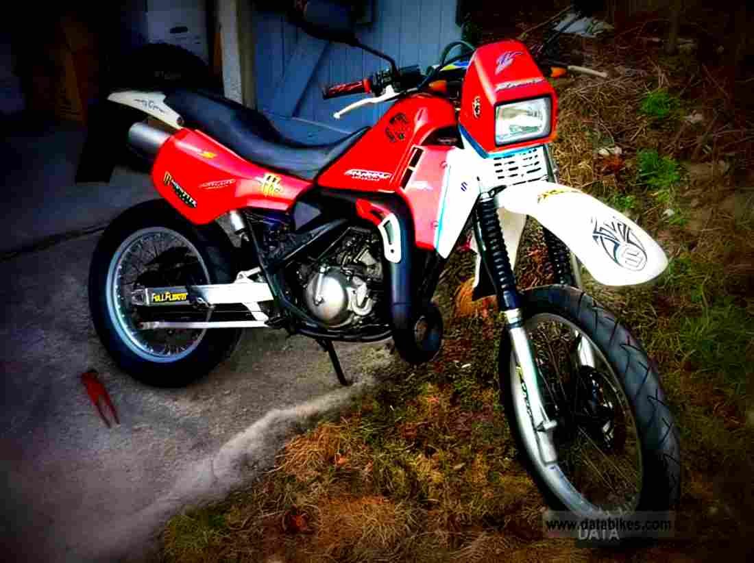 Suzuki TS 250 X 1989 2 motorbike A4 Photo Print