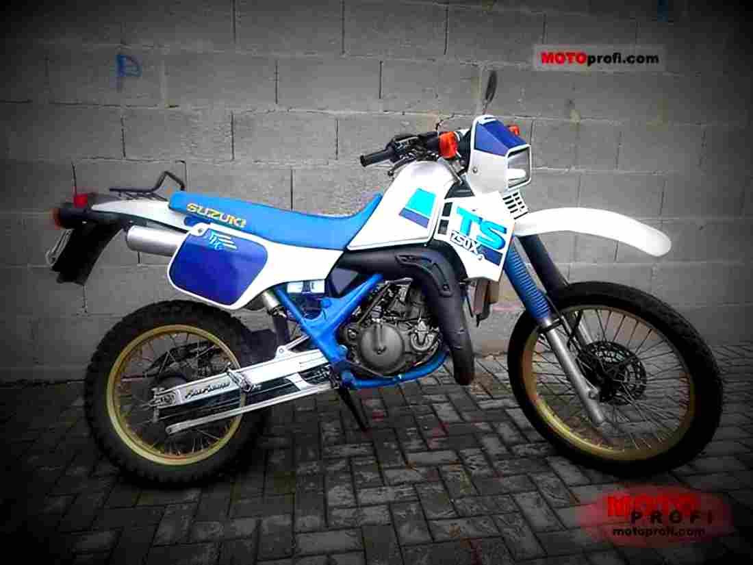 Suzuki TS 250 X 1989 4 motorbike A4 Photo Print
