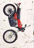 Suzuki TS125 1971 A4 Photo Print