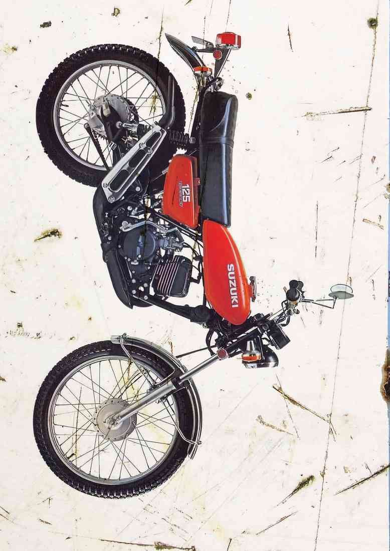 Suzuki TS125 1971 A4 Photo Print