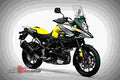 Suzuki V Strom 1000 2017 4 motorbike A4 Photo Print