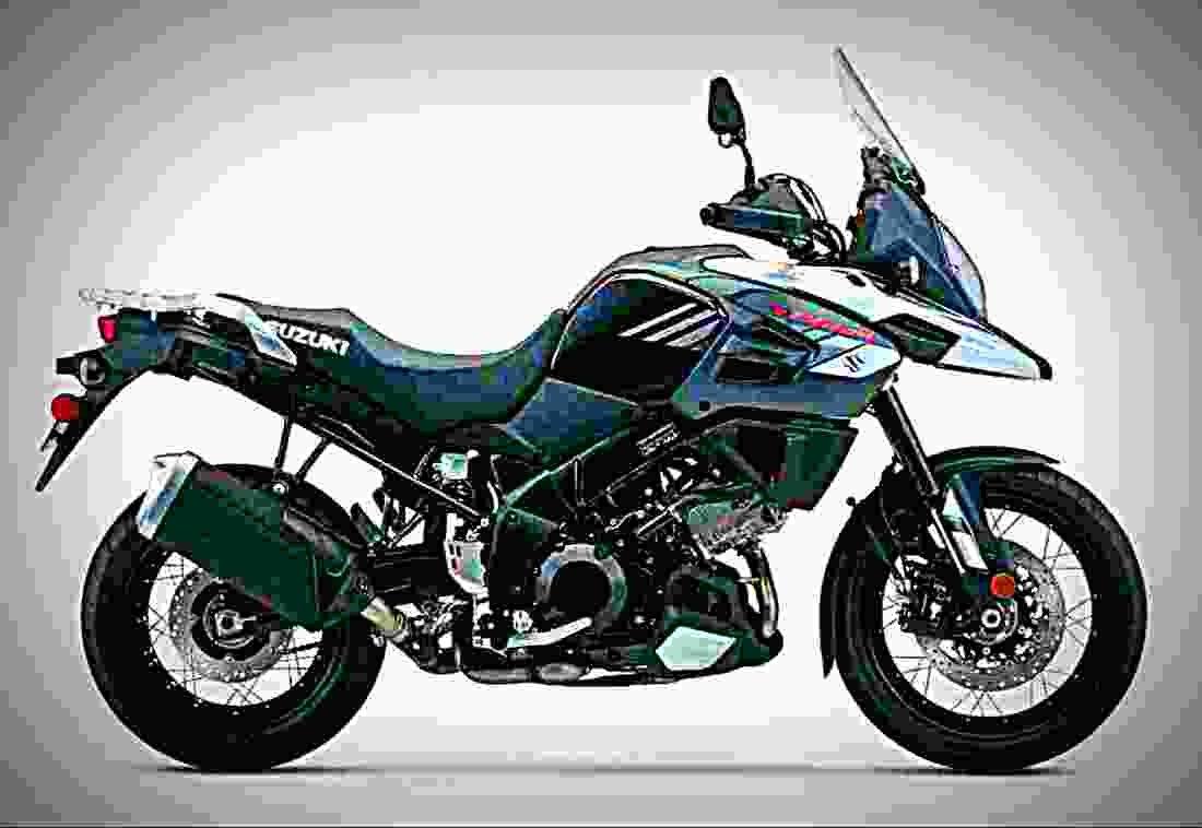 Suzuki V Strom 1000 2018 4 motorbike A4 Photo Print