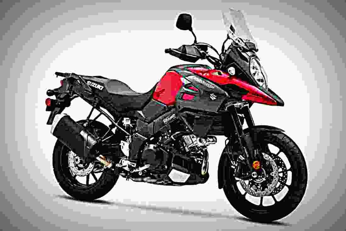 Suzuki V Strom 1000 2019 1 motorbike A4 Photo Print
