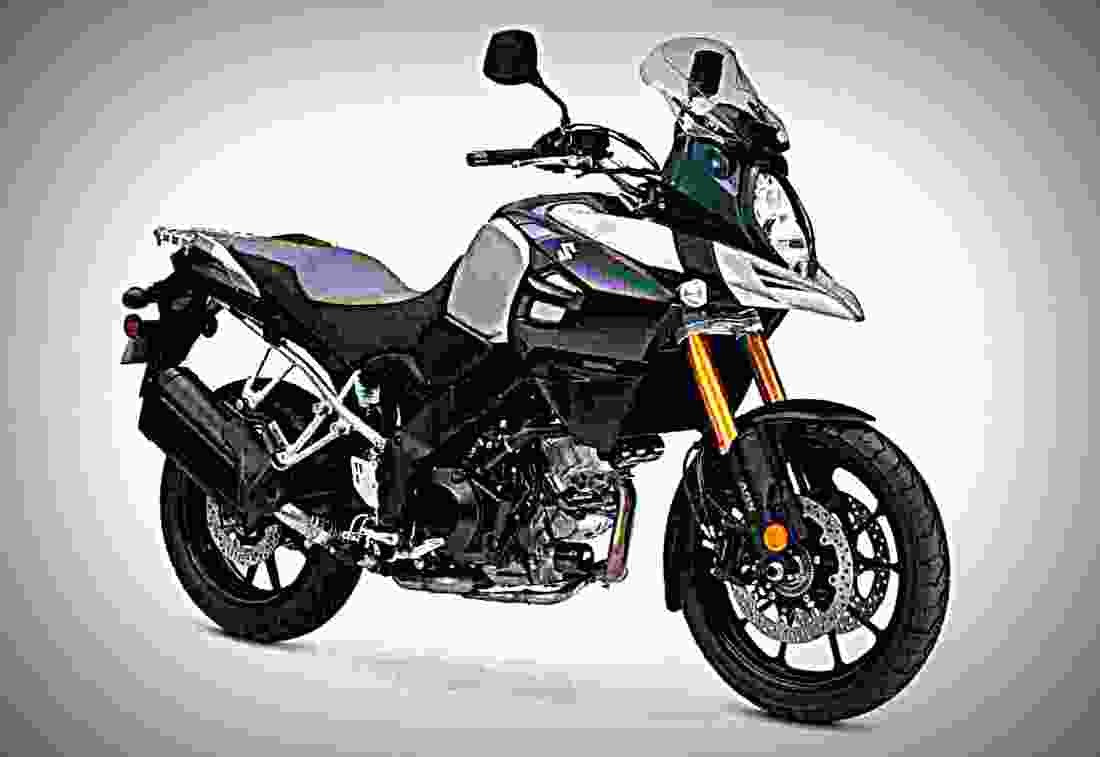 Suzuki V Strom 1000 ABS Adventure 2017 1 motorbike A4 Photo Print