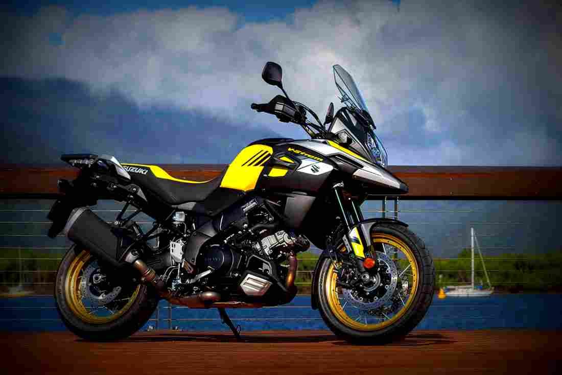Suzuki V Strom 1000GT 2017 2 motorbike A4 Photo Print