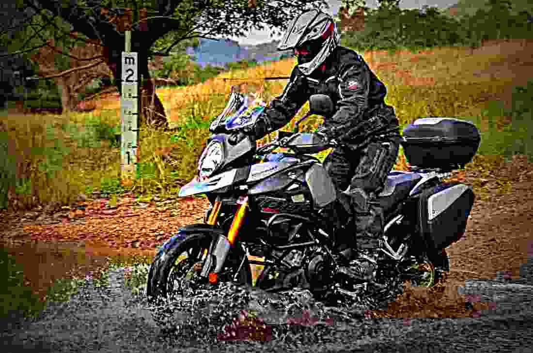 Suzuki V Strom 1000GT 2018 3 motorbike A4 Photo Print