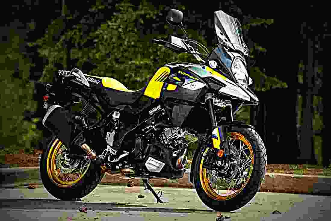 Suzuki V Strom 1000XT 2017 3 motorbike A4 Photo Print