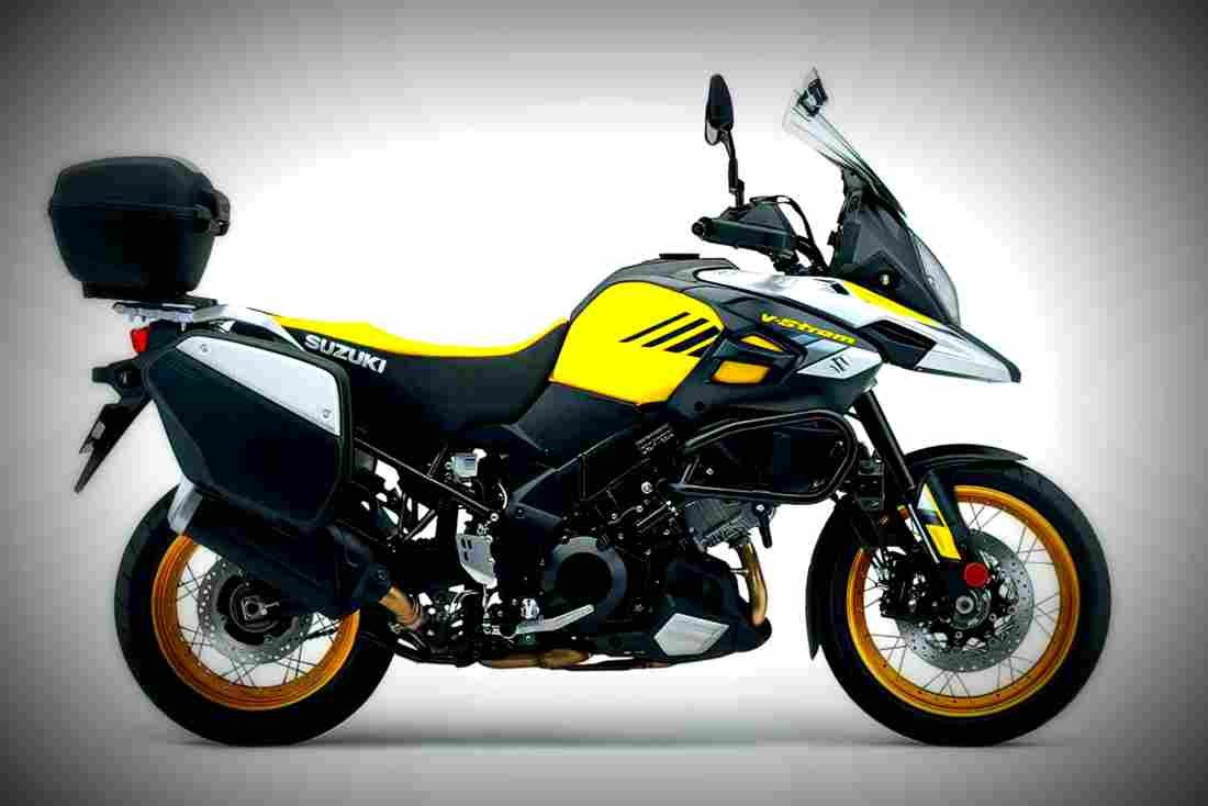 Suzuki V Strom 1000XT 2017 4 motorbike A4 Photo Print