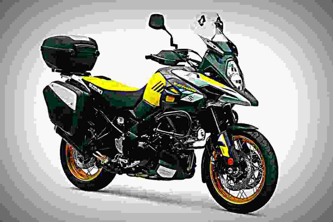 Suzuki V Strom 1000XT 2018 1 motorbike A4 Photo Print
