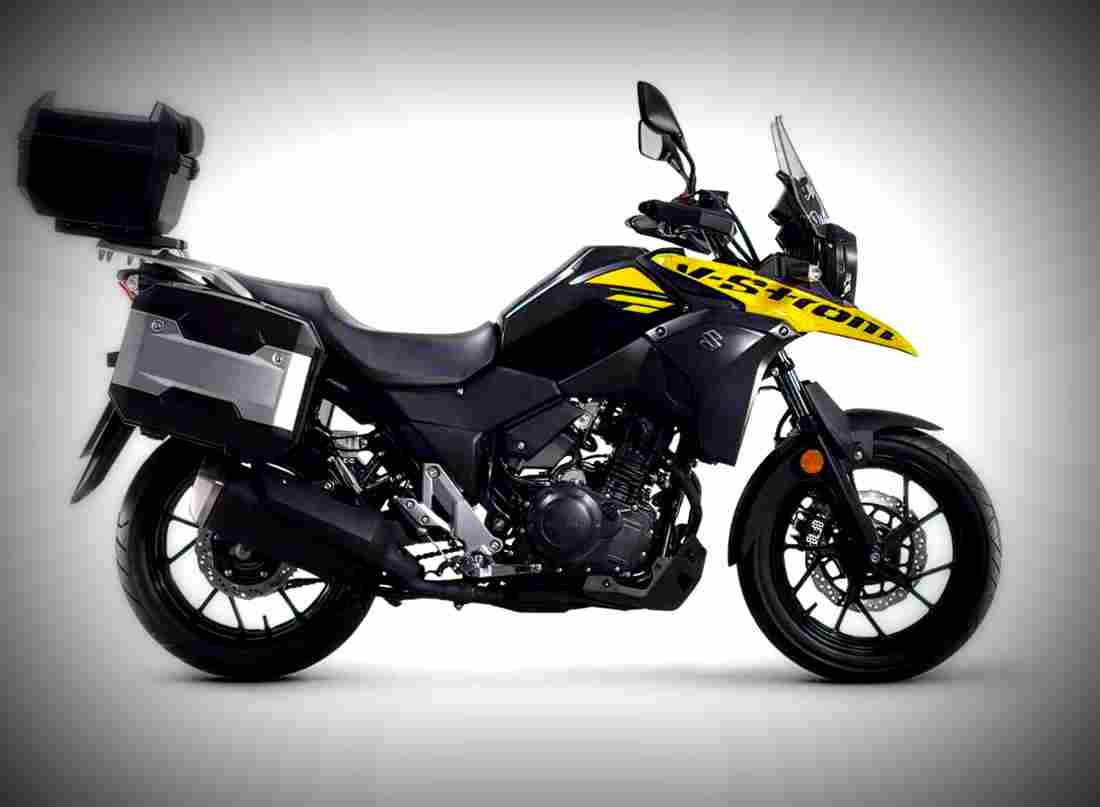 Suzuki V Strom 250 2018 2 motorbike A4 Photo Print