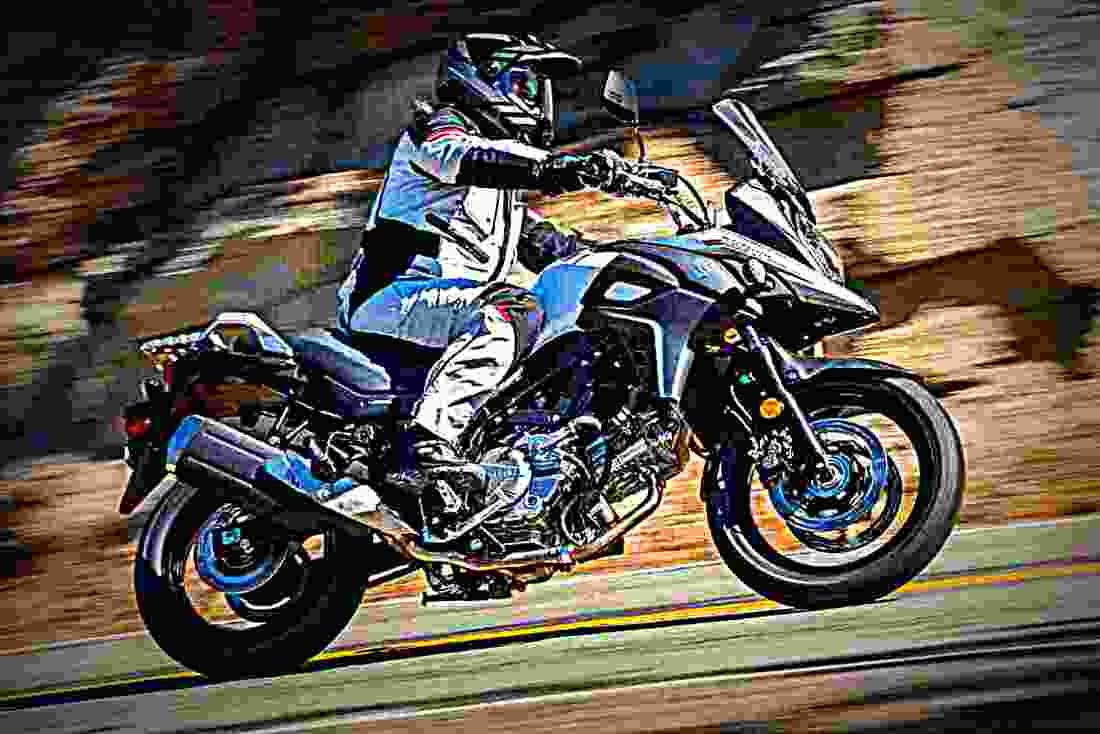 Suzuki V Strom 650 2017 2 motorbike A4 Photo Print